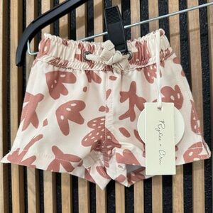 Rylee + Cru 0-3m NWT swim shorts sea life